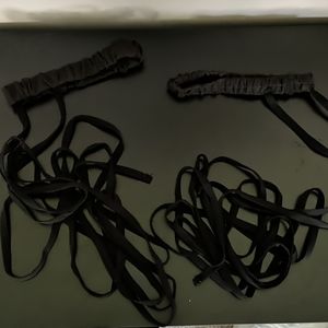 Black Rave Leg Wraps